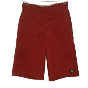 Dickies Relaxed Fit Red Work Shorts Men’s 30x13 New Without Tags